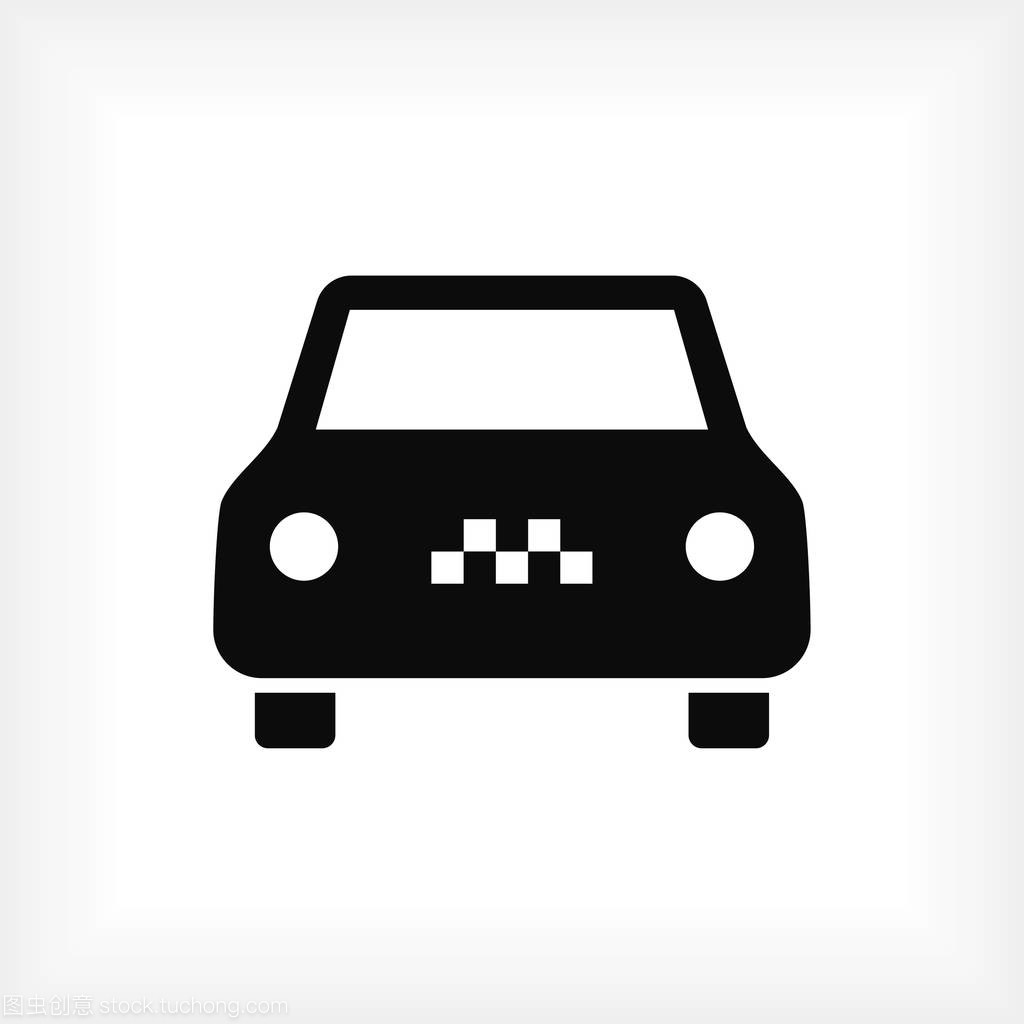 出租車(chē)圖標(biāo)矢量圖形設(shè)計(jì) 簡(jiǎn)約與辨識(shí)度的完美融合